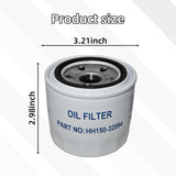 GAEYGDA paper and steel oil filter part HH150-32094 for Kubota B BX ZD series tractors and zero turn mowers - view 3