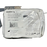 Medela 100-count 6oz breast milk storage bags in clear BPA-free packaging, self-standing with double-zipper seal - view 6