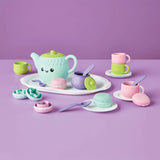 Gigglescape 21-Piece Kids Plastic Tea Set with Smiley Face Teapot — view 2 of 5