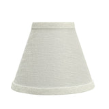 Set of 5 Aspen Creative pearl linen empire clip-on lamp shades for chandeliers and wall sconces, model 32119-5 - view 3