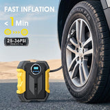 CARSUN Portable Digital Tire Inflator – 12V 150PSI with LED Light – Open Box — view 3 of 8