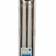 Room Essentials 10" White Unscented Taper Candles – Set of 2