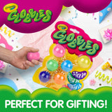 Six multicolor Crayola Globbles squishy sticky fidget balls in packaging, sensory stress relief toys for kids - view 8