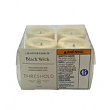 Threshold LED Flameless Votive Candles 4-Pack – Cream, Battery Operated — view 1 of 2