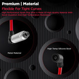 BDFHYK spark plug and ignition wire set with iridium plugs and silicone wires for GM V8 engines - view 4