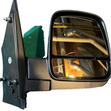 PM Auto textured black right passenger side manual foldaway mirror with dual-glass head for 2008-2021 Chevy Express van - view 6