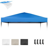 GOTRUTH 10x10 Waterproof Canopy Replacement Top – 300D UPF 50+ Blue — view 1 of 7
