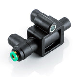 KD KISONIED fan clutch air solenoid valve part 173.1105 with threaded ports for Volvo VNL 670 heavy-duty trucks - view 2
