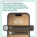 Blink Video Doorbell and Outdoor 4 wireless security camera system with Sync Module Core, batteries, and mounting hardware, black - view 8