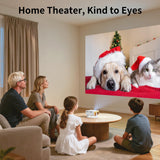YOTON Y3 yellow mini projector with 360-degree rotating stand, compact 317g portable home theater projector - view 8