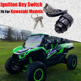 Black metal ignition key switch with plug-in connector for Kawasaki Mule PRO and Teryx UTV, OEM part 27005-0643 - view 5