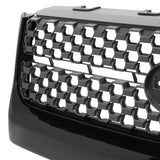 Auto Dynasty black shell silver honeycomb mesh front grille assembly for 2018-2021 Toyota Tundra - view 2