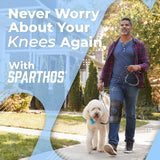 Sparthos Hinged Knee Brace XXXL – Open Patella ACL MCL Meniscus Support — view 7 of 8