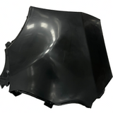 Primed black plastic rear passenger bumper end cap cover for 2014-2016 Kia Soul, OEM ref 86682B2000