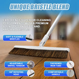 18" Swivel Head Hardwood Floor Broom – 54" Handle, Horsehair-Style Bristles — view 2 of 6