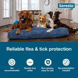 Seresto gray flea and tick collar for small dogs under 18 lbs in original sealed Elanco manufacturer packaging - view 3