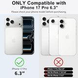 Hiandier rose gold PU leather wallet flip case for iPhone 17 Pro with card slots and magnetic closure shown closed and open - view 2