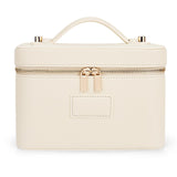 HiTotes Beige Leather Travel Makeup Bag with Removable Divider & Zipper — view 1 of 7