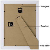 Vittanly 9x12 Picture Frames Set of 2 – Rustic Gold with White Mats — view 7 of 7