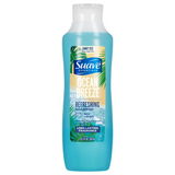 Four bottles of Suave Ocean Breeze Refreshing Shampoo 22.5 oz each, sea algae and vitamin E formula, 4-pack - view 4