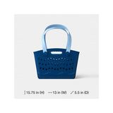 Sun Squad Blue Mini Tote Bag 15.75x13x5.5 - Structured Everyday Carryall — view 4 of 6