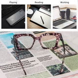 KoKoBin 3-Pack Square Blue Light Blocking Reading Glasses +2.75 Unisex — view 6 of 7
