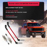 BDFHYK spark plug and ignition wire set with iridium plugs and silicone wires for GM V8 engines - view 2