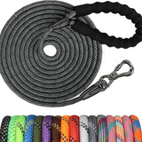 5FT Heavy Duty Reflective Rope Dog Leash with Locking Swivel Hook & EVA Handle — view 1 of 7