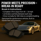 Quality-Built 1003-1061M front semi-metallic brake pads with stainless steel hardware for 2006-2016 BMW models - view 8