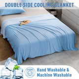 QUILTINA Queen Cooling Blanket – Double-Sided Arc-Chill Fiber 79x86 In — view 6 of 7