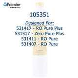 Five Watts Premier WP105351 white carbon pre-filters 3x12 inch cylinders for RO Pure reverse osmosis systems - view 5