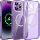 Anynve Glitter MagSafe iPhone 14 Pro Max Case – Clear Purple Bling