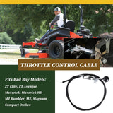 Bad Boy 055-8020-00 Throttle Control Cable 53" – Elite, Maverick & Outlaw – Open Box — view 4 of 7