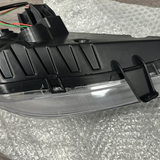 JZPARTFIT LED fog light DRL set for 2019-2022 Chevy Spark, black housing, driver and passenger sides shown - view 7
