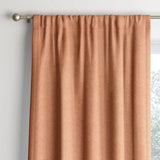 Room Essentials 42x63 inch heathered orange room darkening thermal curtain panel with rod pocket on window - view 5