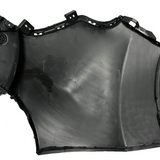 Primed black plastic rear passenger bumper end cap cover for 2014-2016 Kia Soul, OEM ref 86682B2000 - view 2