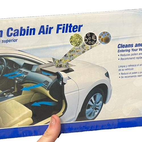 Carquest 28654 cabin air filter replacement part for Porsche 911 Boxster Cayman in original packaging