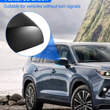 Textured black ABS plastic right passenger side mirror cover cap for Toyota RAV4 LE and Hybrid LE 2019-2024 - view 3