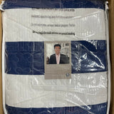 Vern Yip Home Cabana Stripe Quilted King Quilt Set – Navy 106x90 — view 1 of 3