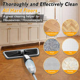 TRAV-ROUND Spray Mop – 360° Swivel Microfiber Wet & Dry with 3 Washable Pads – Open Box — view 7 of 8