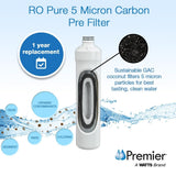 Five Watts Premier WP105351 white carbon pre-filters 3x12 inch cylinders for RO Pure reverse osmosis systems - view 4