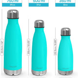 CHILLOUT LIFE 17oz UV Rainbow Insulated Stainless Steel Kids Water Bottle — view 8 of 8