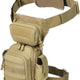 AMHEH Tactical Drop Leg Thigh Bag 4.5L – Tan, 7-Pocket EDC Carry