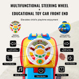 VEVOR toddler ride on push car with music steering wheel and horn, four-wheel design with under-seat storage compartment - view 6