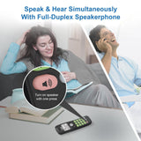VTech VG131-11 black DECT 6.0 cordless phone with backlit display and keypad, wall-mountable handset with base - view 2