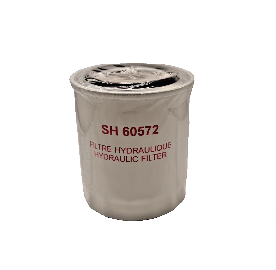 HIFI SH60572 hydraulic filter with metal housing, 83mm outer diameter, replacement for M&M 11102303100 tractor part