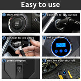 CARSUN Portable Digital Tire Inflator – 12V 150PSI with LED Light – Open Box — view 6 of 8