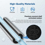Two PurePlus PP10BB-CC 10x4.5 inch whole house sediment carbon water filter cartridges in original packaging - view 6