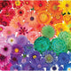 MICNVOLC 1000-Piece Rainbow Flower Jigsaw Puzzle – Family Gift for Adults & Kids