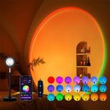 Tsrarey Sunset Projection Lamp – 21-Color RGB 180° Rotation App Control — view 1 of 8